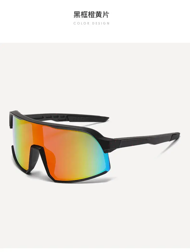 Men's Windproof Sand Sunglasses Red White β feature 11