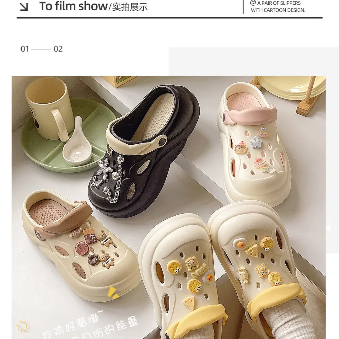 Women's Clogs with Thick Soles, Summer 2026 New Model, Non-Slip Home and Beach Eva Sandals, Slippers for Women, Suitable for Outdoor Wear — feature 17