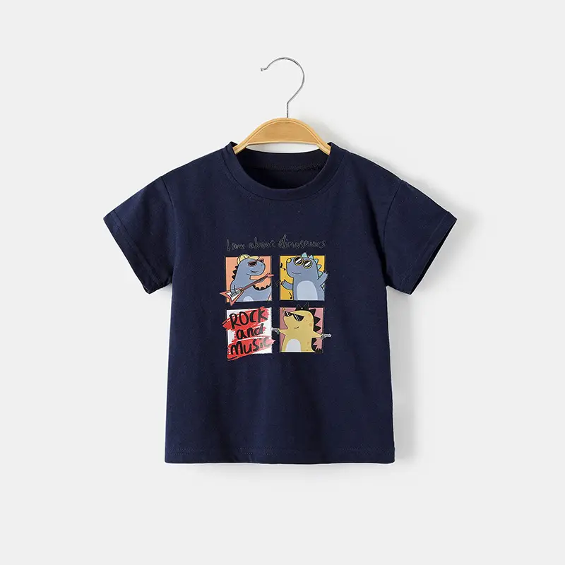 Boys Navy T-Shirt Summer Kids 1-3Yr - Image 5