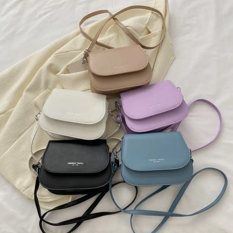 Trendy Blue Saddle Crossbody Bag for Women 2026 - Image 6