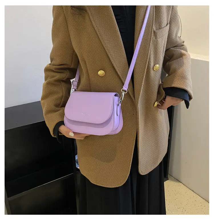 Trendy Blue Saddle Crossbody Bag for Women 2026 — feature 22