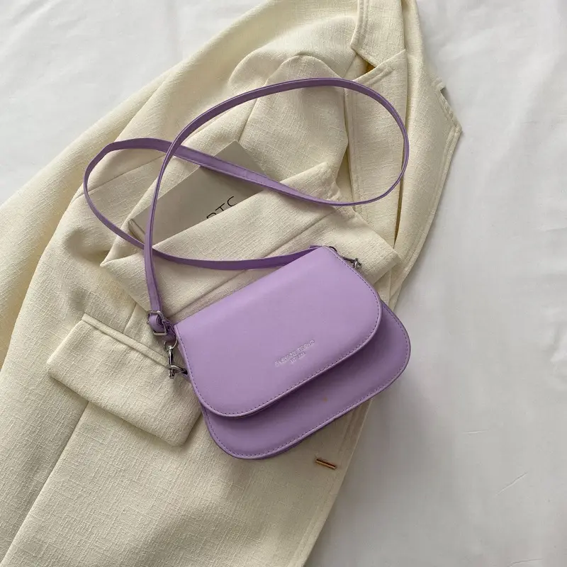Trendy Blue Saddle Crossbody Bag for Women 2026 - Image 3