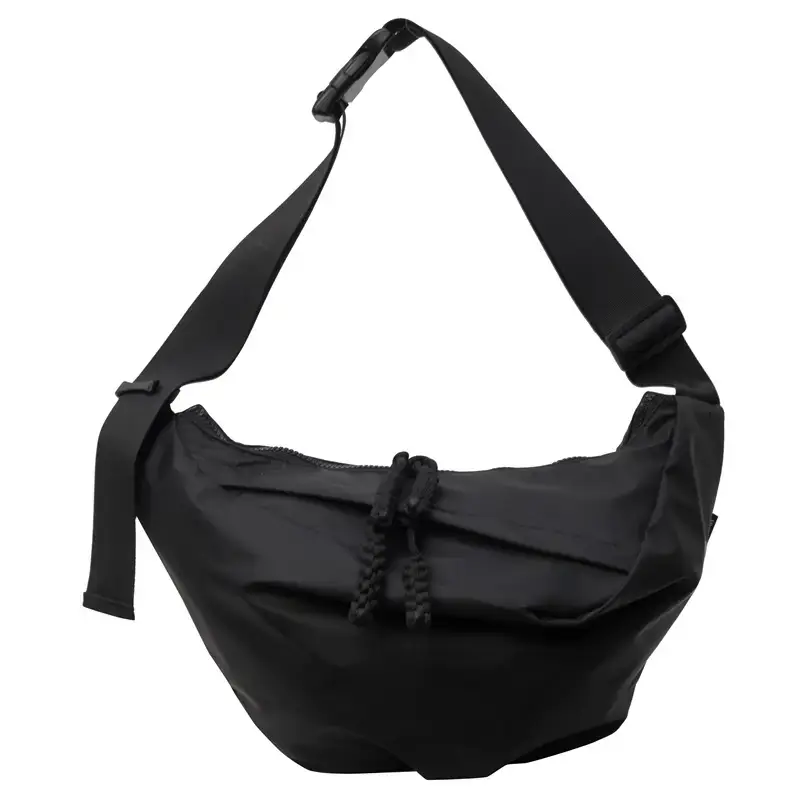 Black Canvas Crossbody Bag Large Capacity Women - Image 7