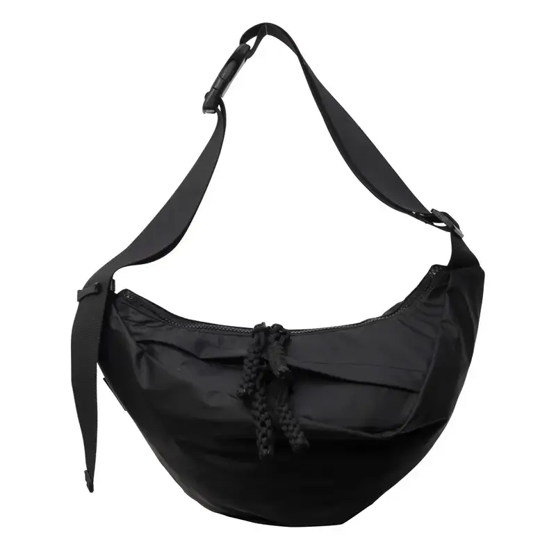 Black Canvas Crossbody Bag Large Capacity Women - Image 2