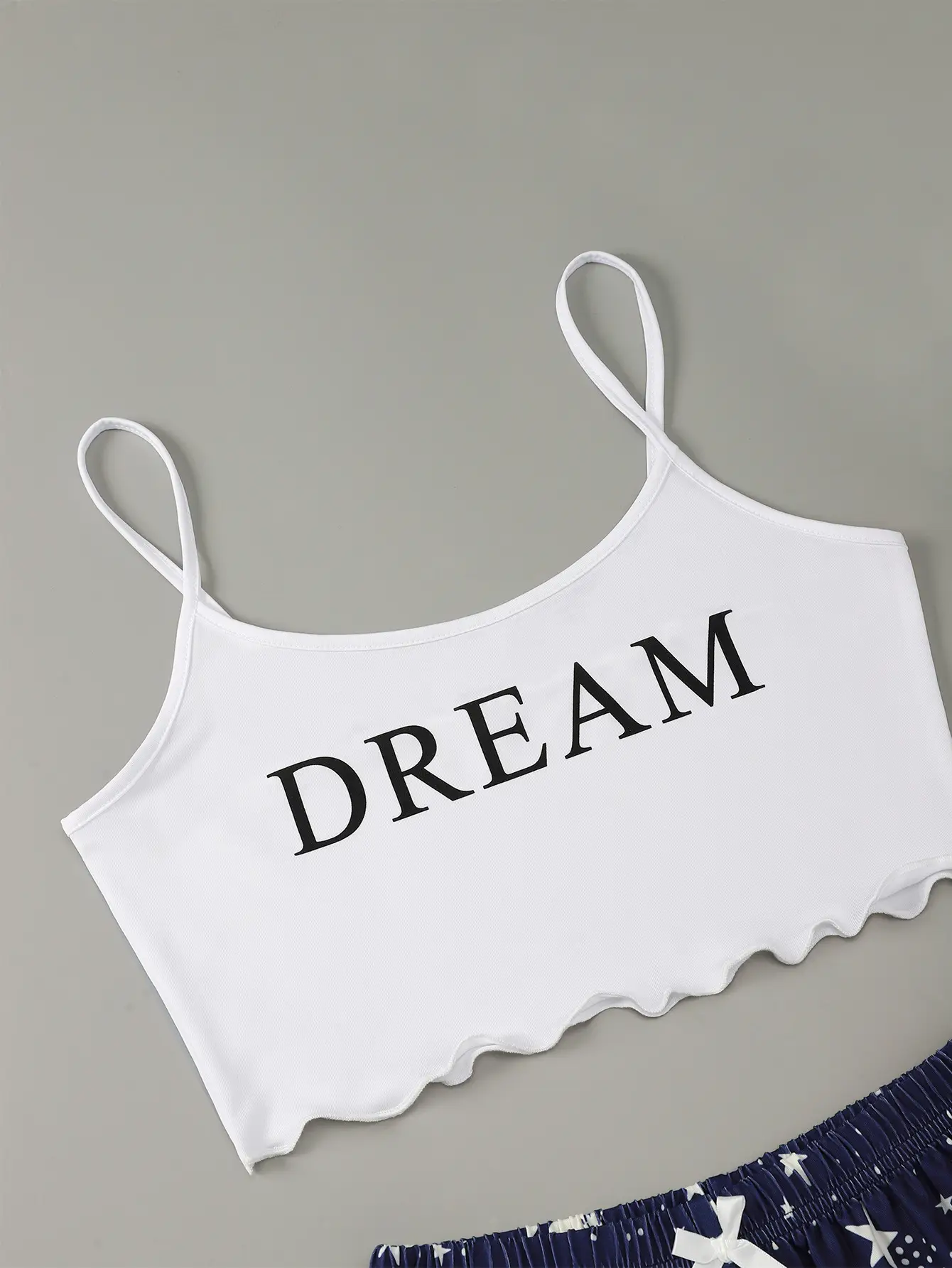 Women's 2024 Dream Vest Shorts Set Black Red — feature 13