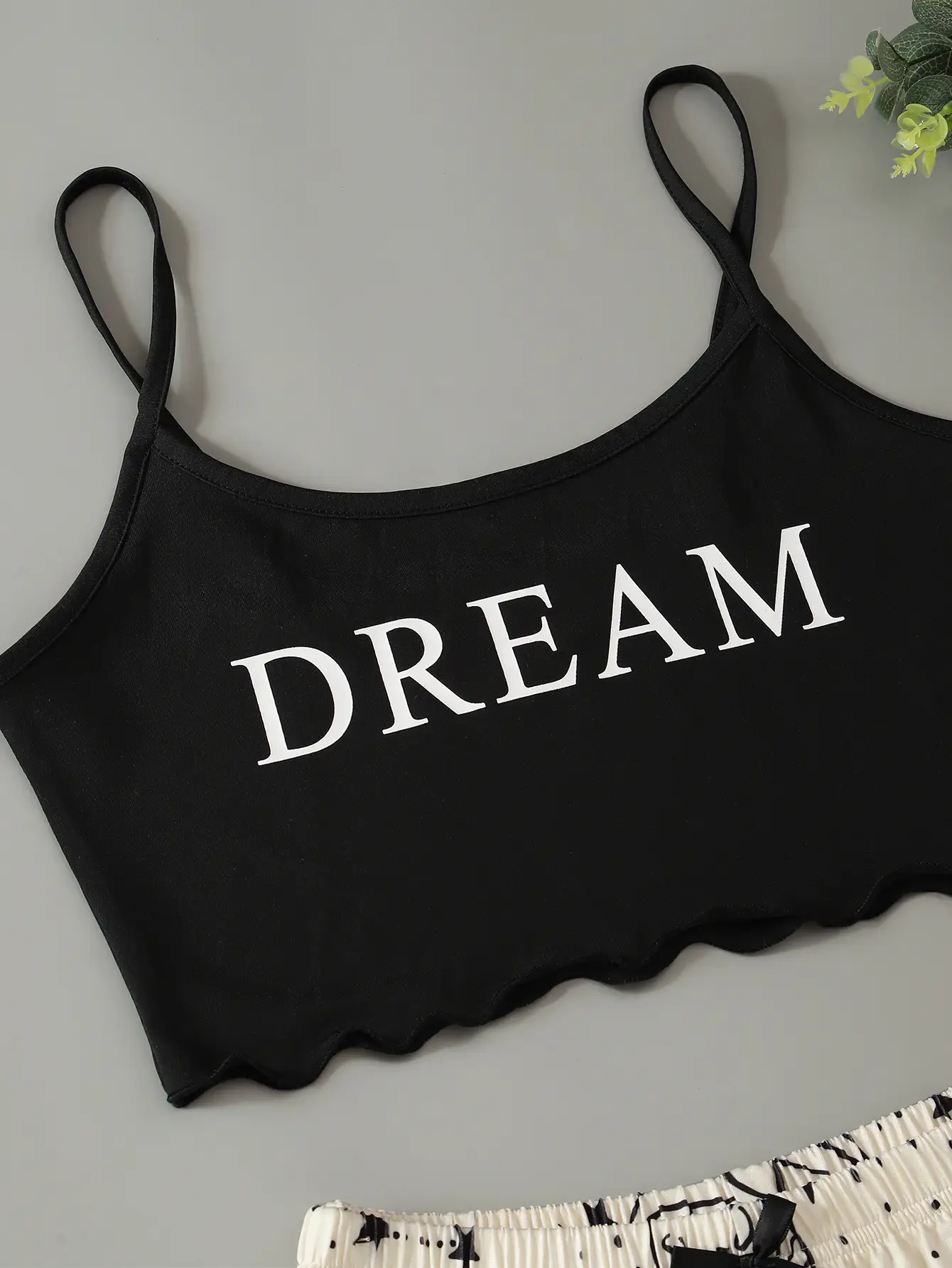Women's 2024 Dream Vest Shorts Set Black Red — feature 8
