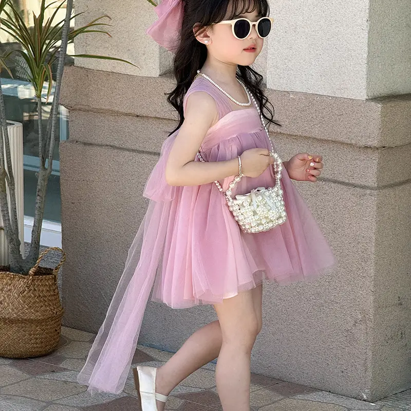 Pink Pearl Princess Shoulder Bag for Girls Boys Summer New - Image 7