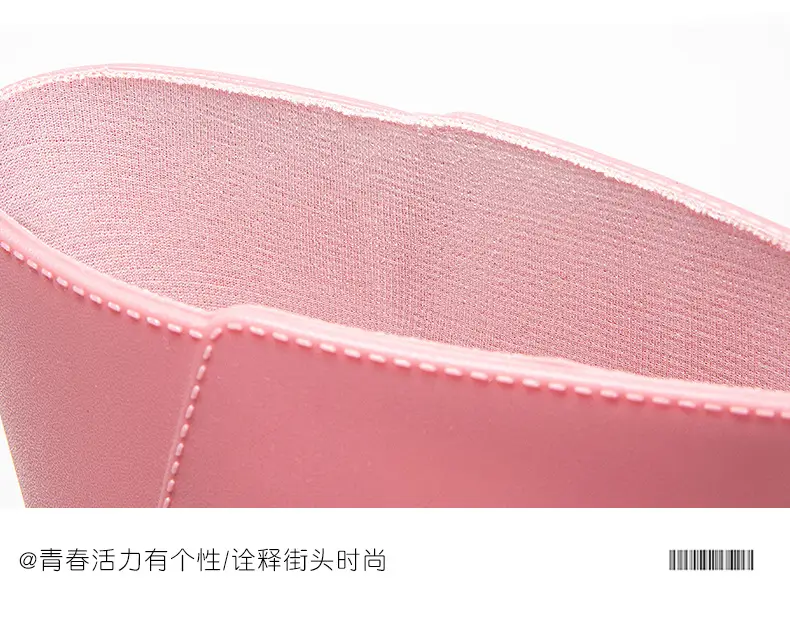 New Rain Boots Fashion Women's Rain Boots Outer Wear Adult Middle Tube Non-slip Soft Bottom Water Shoes Kitchen Work Waterproof Rubber Shoes — feature 17