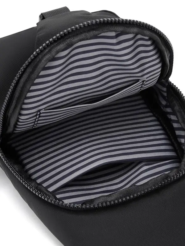 Men's Black Crossbody Bag with 3 Pockets