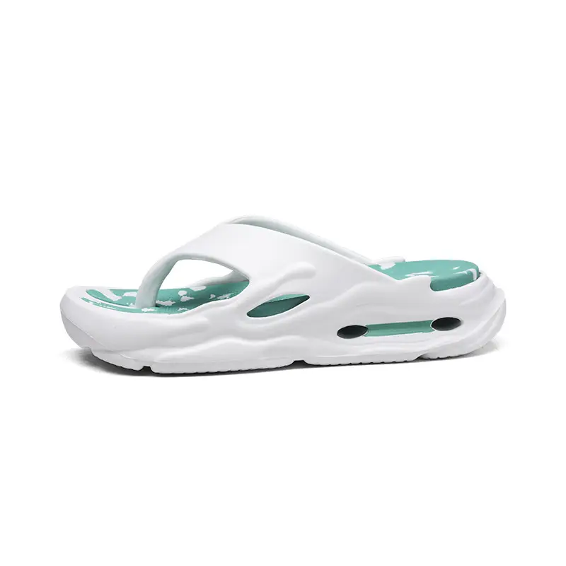 Flip-Flops, Casual Non-Slip Indoor and Outdoor Wear, Soft Sole, Wear-Resistant, Color-Blocked, Beach Sandals for Men, Thick Sole - Image 7