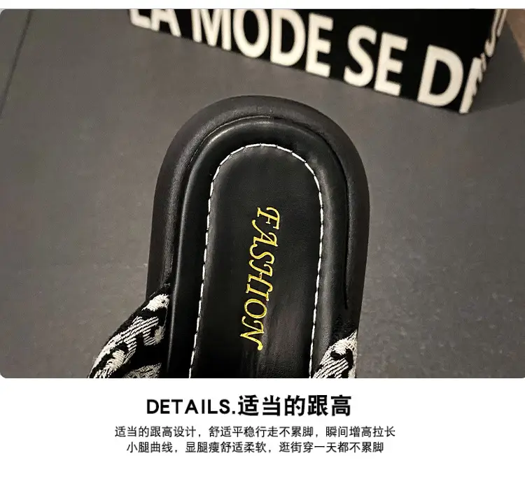 Thick-Soled Slippers for Women's Summer Outer Wear Wholesale New Exquisite French Style Beautiful High-End Thai Seaside Beach Sandals — feature 5