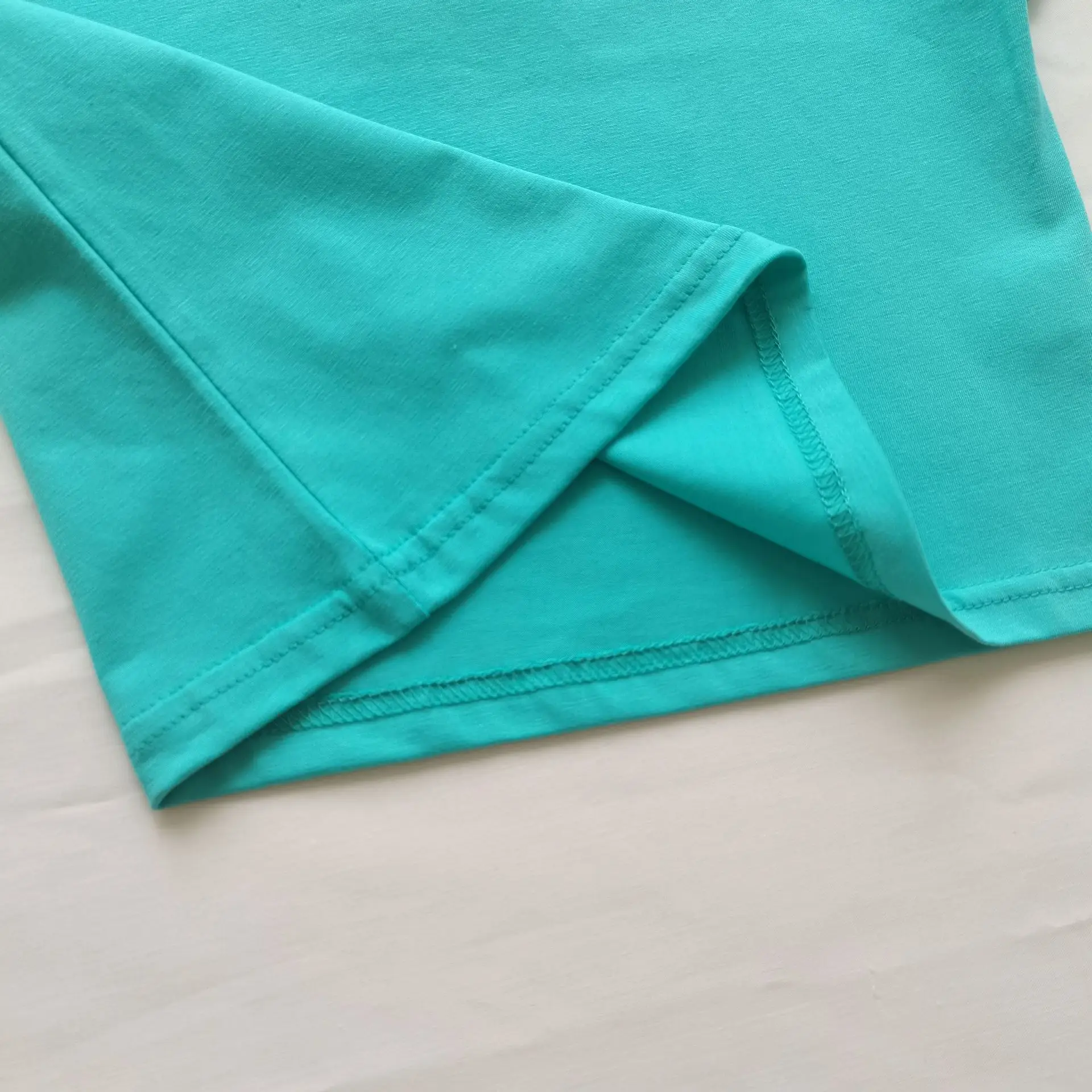 Ins Korean Style Boys T-Shirt Teal White Set — feature 14