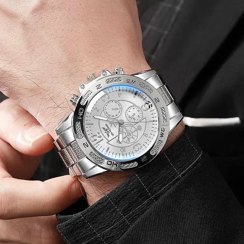 Gold 3-View Luxury Watch for Men — feature 3