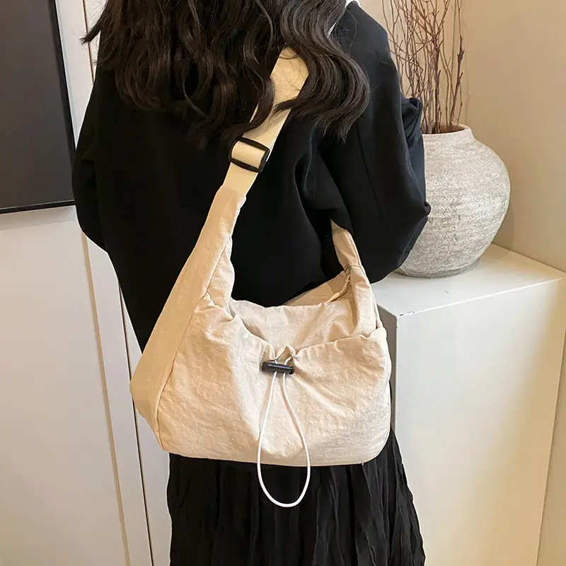 Black Pleated Shoulder Bag for Women 2025 - Image 6