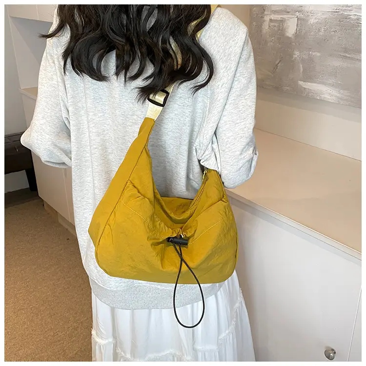 Black Pleated Shoulder Bag for Women 2025 — feature 16