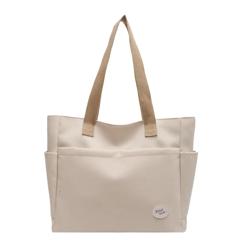 Custom Canvas Shoulder Bag Large Capacity Korean Fashion - Image 9