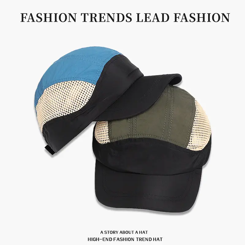 Sky Blue Mesh Cycling Cap for Men Women