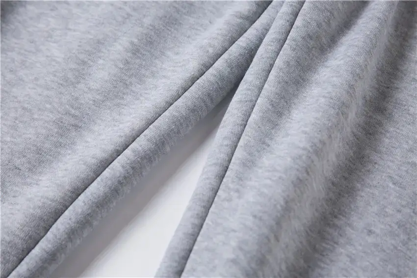 White Men's Hooded Sweatshirt & Pants Set Winter Casual — feature 18