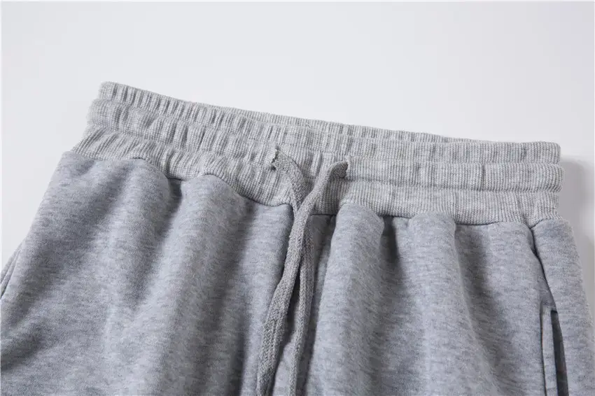 White Men's Hooded Sweatshirt & Pants Set Winter Casual — feature 22