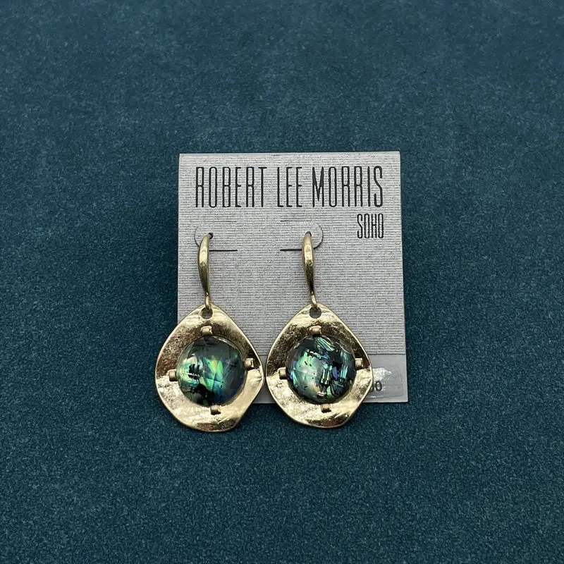 Cross-border New Style Elegant Earrings Drop Type Inlaid Colorful Abalone Shells Design Sense New Style Ocean Sense All-match Earrings