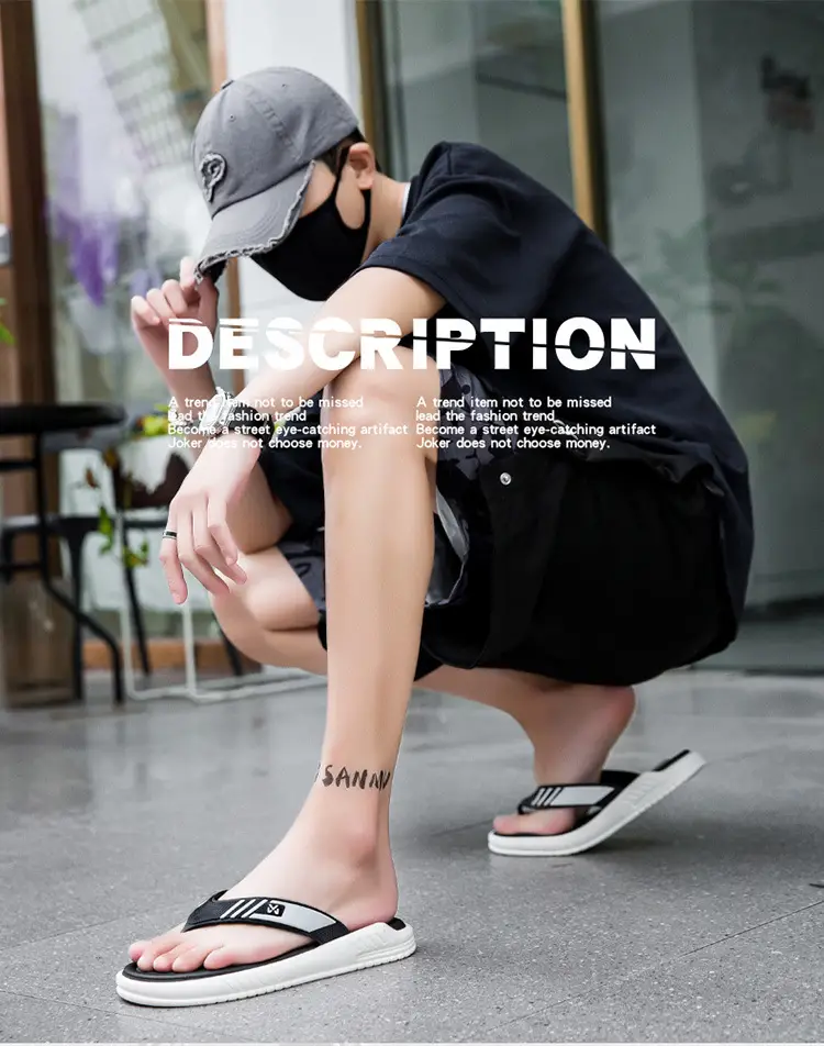 Cool Road's New 2026 Men's Shoes with a Stepping-On-Poop Feeling, Thick-Soled, Height-Increasing, Soft-Soled Flip-Flops, Comfortable for Indoor and Outdoor Use, Summer Slippers — feature 1