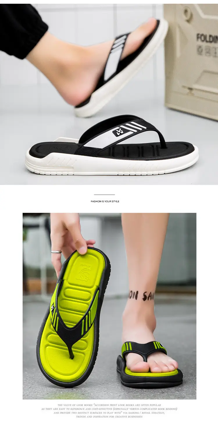 Cool Road's New 2026 Men's Shoes with a Stepping-On-Poop Feeling, Thick-Soled, Height-Increasing, Soft-Soled Flip-Flops, Comfortable for Indoor and Outdoor Use, Summer Slippers — feature 10