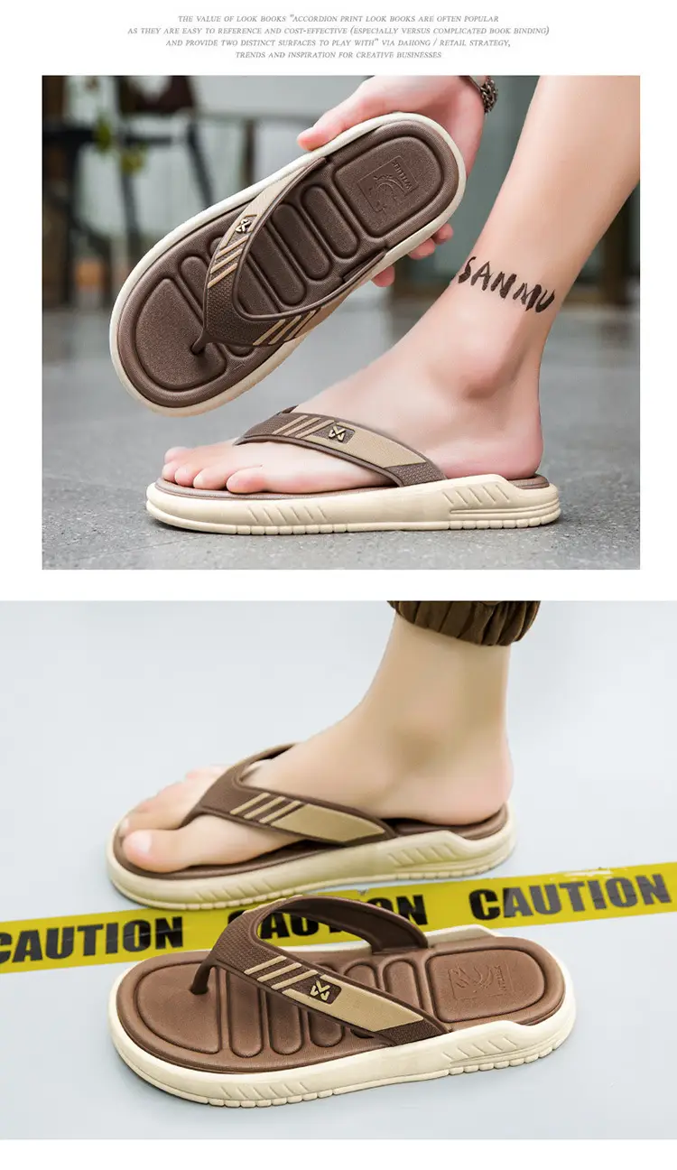 Cool Road's New 2026 Men's Shoes with a Stepping-On-Poop Feeling, Thick-Soled, Height-Increasing, Soft-Soled Flip-Flops, Comfortable for Indoor and Outdoor Use, Summer Slippers — feature 13