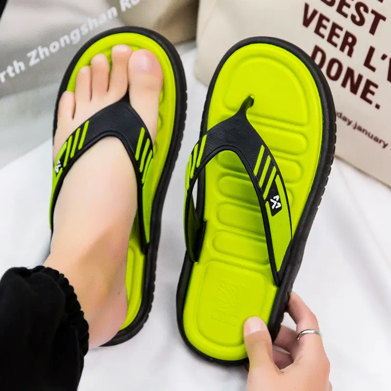 Cool Road's New 2026 Men's Shoes with a Stepping-On-Poop Feeling, Thick-Soled, Height-Increasing, Soft-Soled Flip-Flops, Comfortable for Indoor and Outdoor Use, Summer Slippers - Image 3