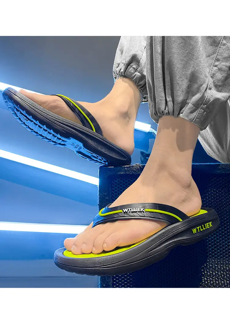 Cool Outdoor Flip-Flops for Men, Summer Beach Shoes with a Soft Feel, Wear-Resistant and Non-Slip, High-End Flip-Flops — feature 20