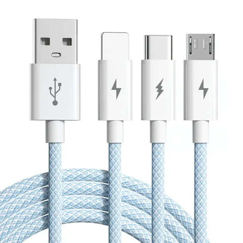 66W Three-In-One Charging Cable for Apple Huawei Android - Image 11