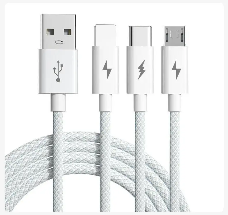 66W Three-In-One Charging Cable for Apple Huawei Android — feature 15