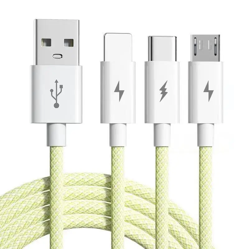 66W Three-In-One Charging Cable for Apple Huawei Android - Image 6
