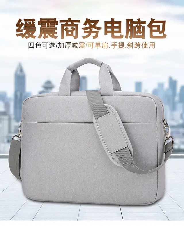 15.6 Inch Business Laptop Bag Black Large Capacity — feature 1
