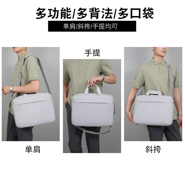 15.6 Inch Business Laptop Bag Black Large Capacity — feature 7