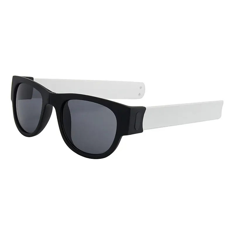 Folding Sports Sunglasses Black Red Adjustable Band - Image 7