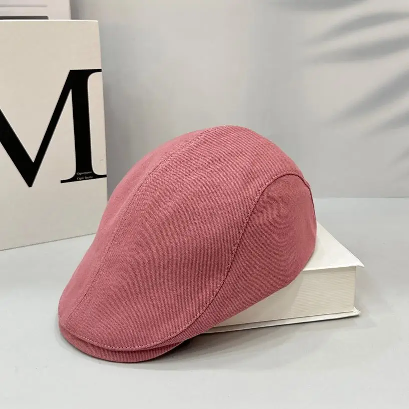 British Style Vintage Newsboy Hat for Men Beige - Image 8
