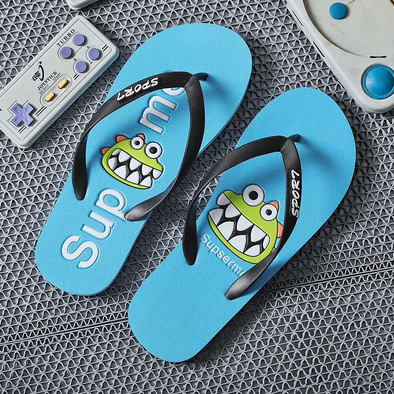Men's New York Yankees Navy Flip Flops Summer
