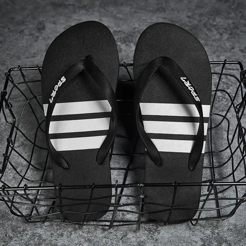 Men's New York Yankees Navy Flip Flops Summer