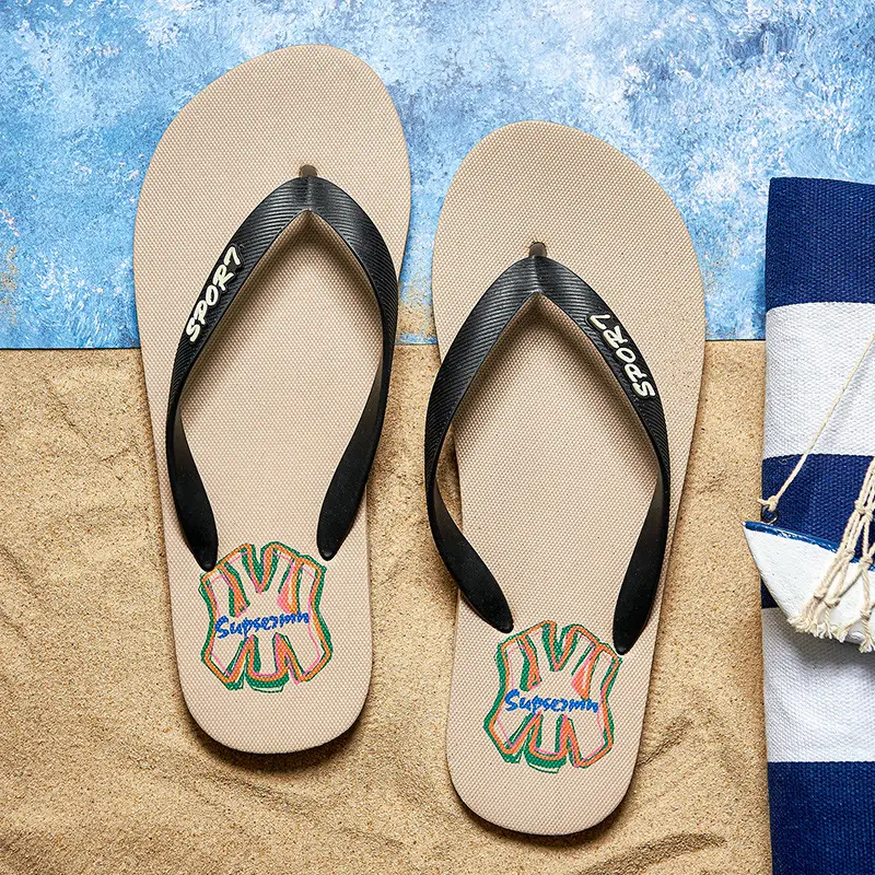 Men's New York Yankees Navy Flip Flops Summer
