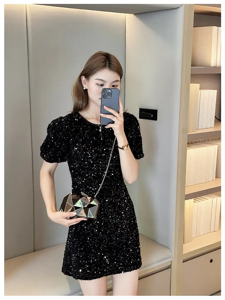Silver Geometric Mirror Clutch Bag Mini Handbag — feature 8