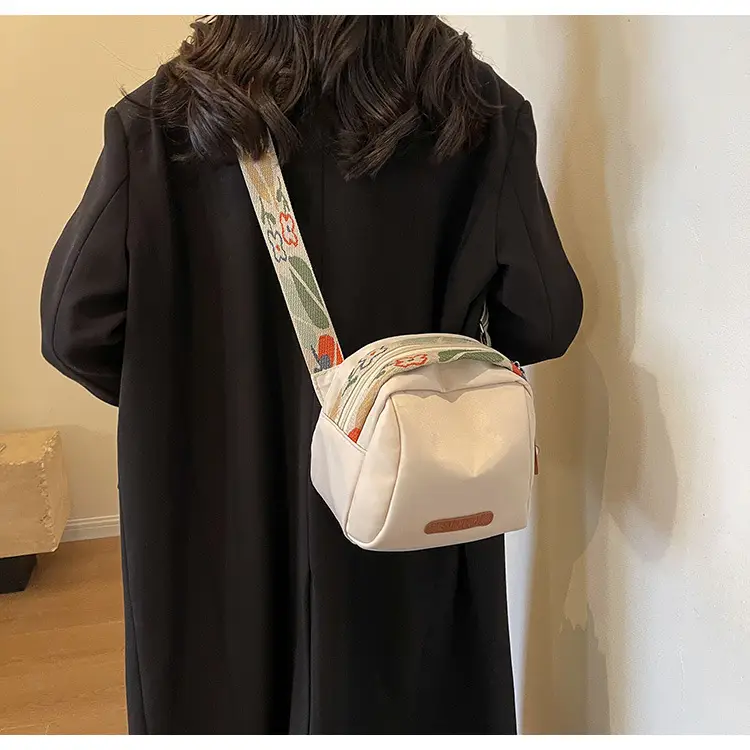 Women Crossbody Bag Black Canvas Spring Summer Casual — feature 19