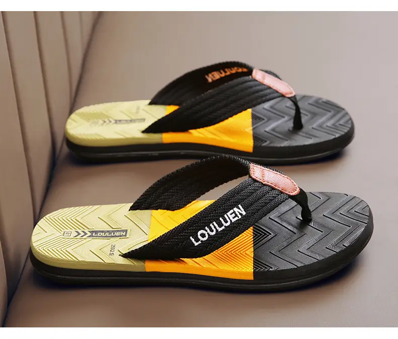 Summer Cross-border New Anti-slip Slippers Men's Outfit Trendy Casual Men's Flip-flops Flip-flops Sandals for Beach — feature 26