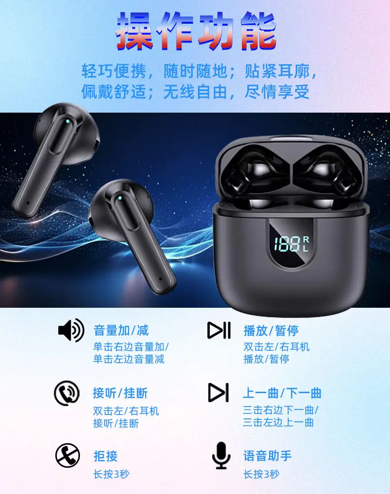 Cross-border AI Translation In-Ear Power Bluetooth Wireless β feature 17