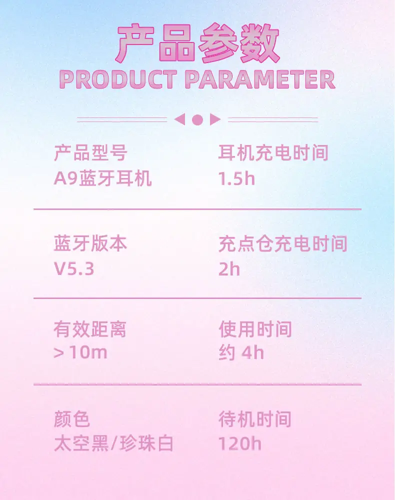 Cross-border AI Translation In-Ear Power Bluetooth Wireless β feature 18