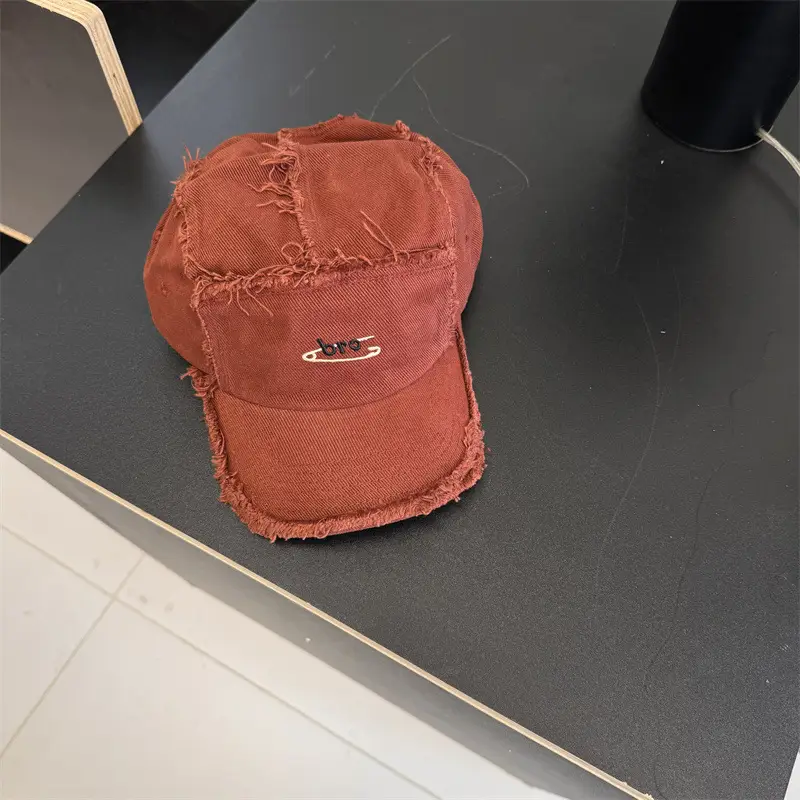 Korean Style Ruffed Cap for Men Women Beige - Image 2