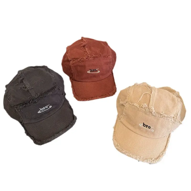 Korean Style Ruffed Cap for Men Women Beige - Image 9