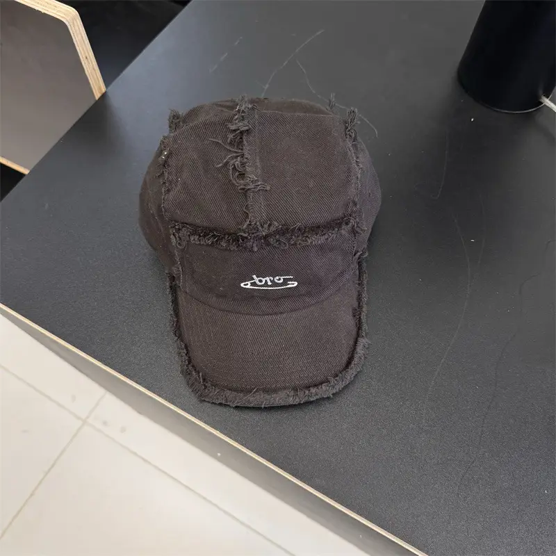 Korean Style Ruffed Cap for Men Women Beige - Image 3