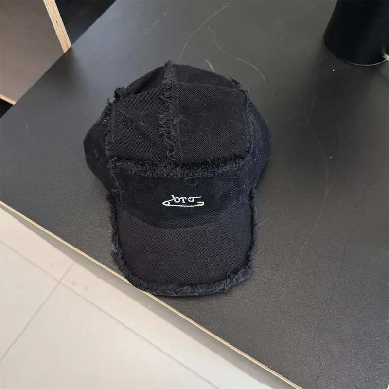 Korean Style Ruffed Cap for Men Women Beige - Image 4