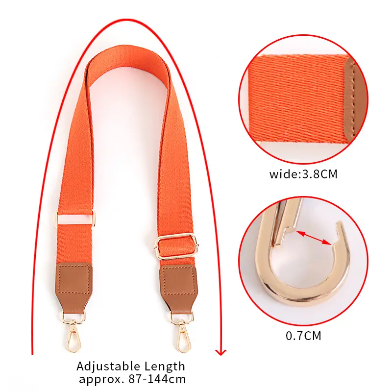 Red Leather Shoulder Strap for Women Men - Image 15