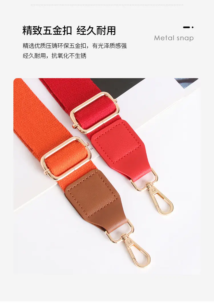 Red Leather Shoulder Strap for Women Men — feature 21